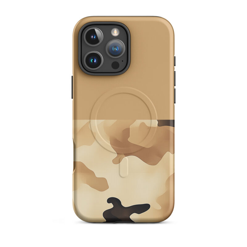 Desert Camo Half & Half Magsafe Phone Case For Iphone