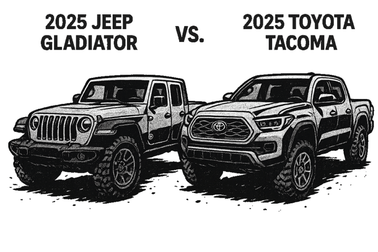 2025 Jeep Gladiator vs 2025 Toyota Tacoma