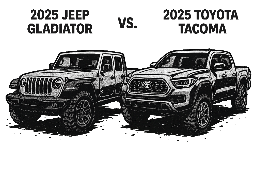 2025 Jeep Gladiator Vs 2025 Toyota Tacoma