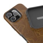 Brown Firebrush Topo Magsafe Phone Case