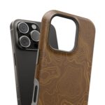 Brown Firebrush Topo Magsafe Phone Case