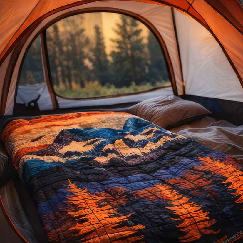 Fall Forest Overland Comforter