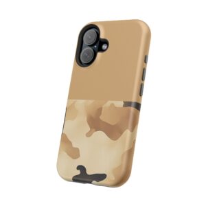 Half & Half Desert Camo Magsafe Phone Case