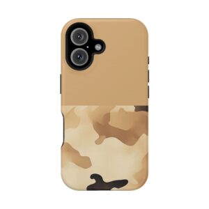 Half & Half Desert Camo Magsafe Phone Case