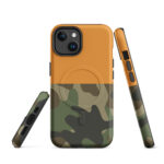 Half & Half Firebrush Camo Magsafe Phone Case