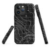 Black Topography MagSafe Phone Case
