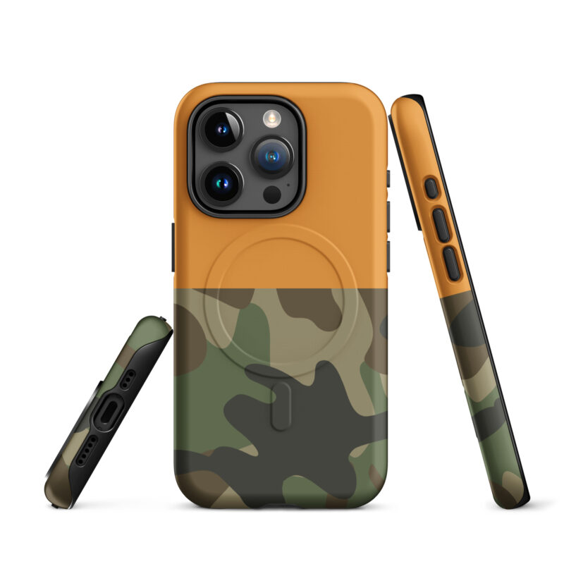 Half & Half Firebrush Camo Magsafe Phone Case