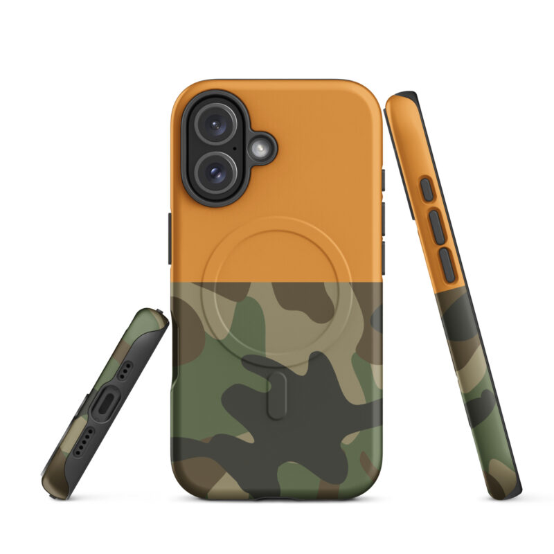 Half & Half Firebrush Camo Magsafe Phone Case