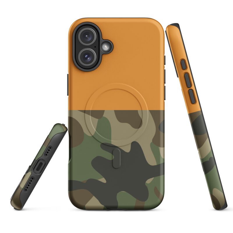 Half & Half Firebrush Camo Magsafe Phone Case