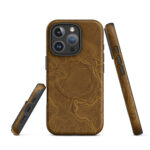 Brown Firebrush Topo Magsafe Phone Case