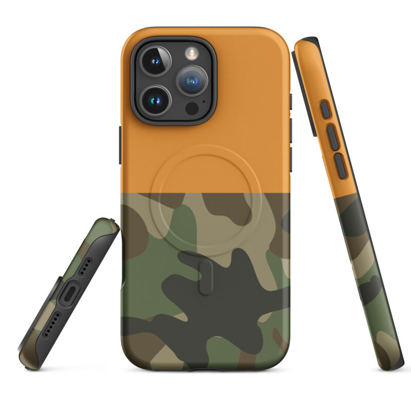 Half & Half Firebrush Camo Magsafe Phone Case