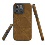 Brown Firebrush Topo Magsafe Phone Case