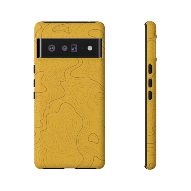 Yellow Topo Phone Case