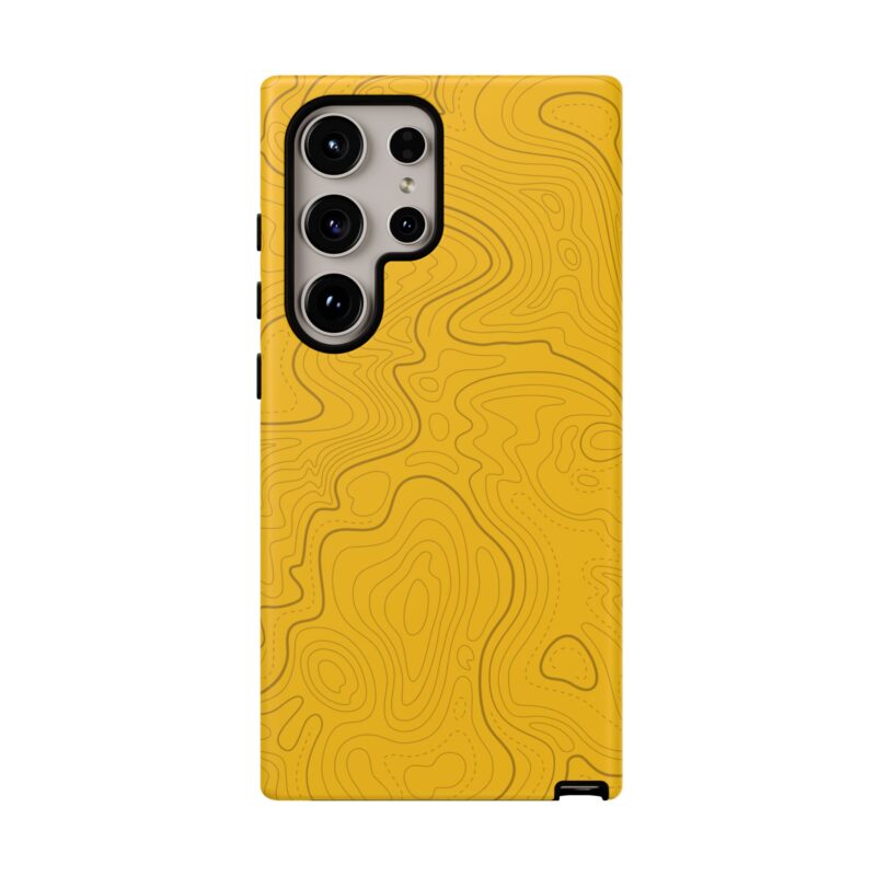 Yellow Topo Phone Case