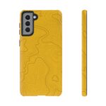 Yellow Topo Phone Case
