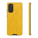 Yellow Topo Phone Case