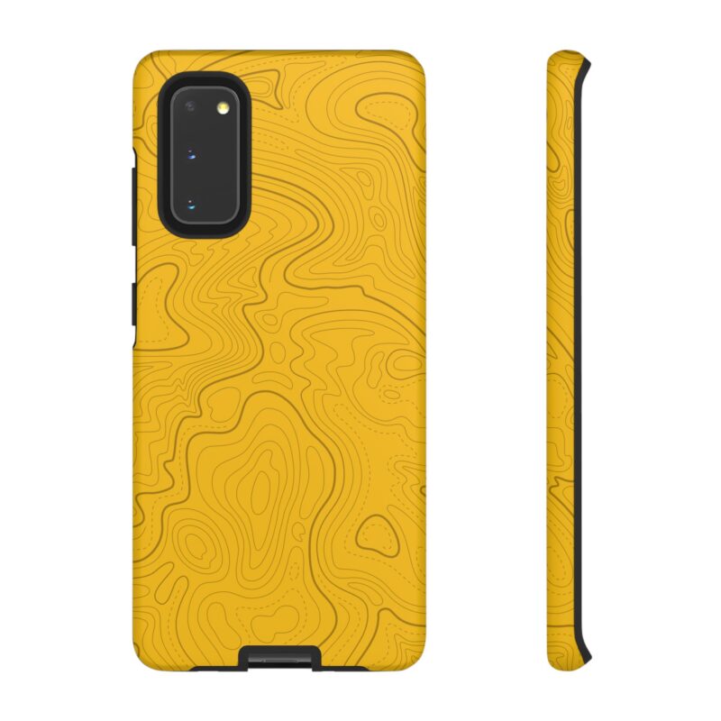 Yellow Topo Phone Case