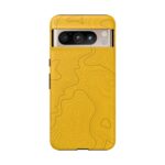 Yellow Topo Phone Case
