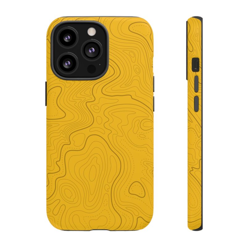 Yellow Topo Phone Case