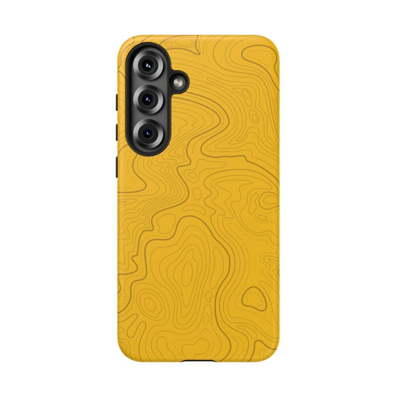 Yellow Topo Phone Case