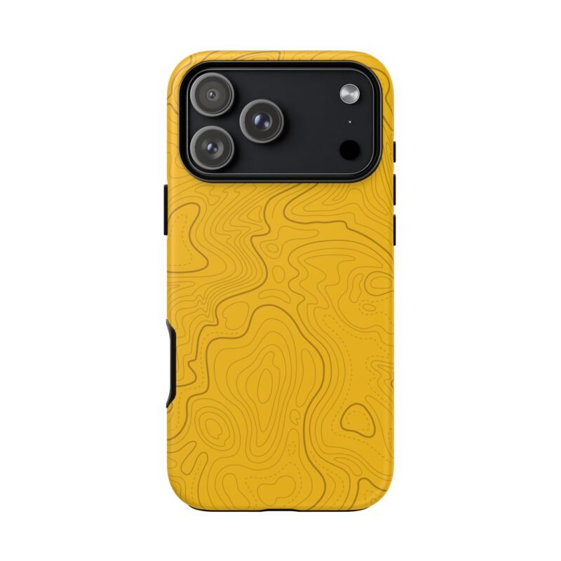 Yellow Topo Phone Case
