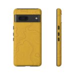 Yellow Topo Phone Case