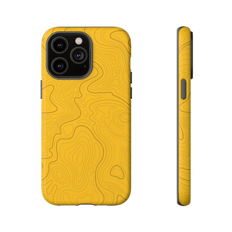 Yellow Topo Phone Case
