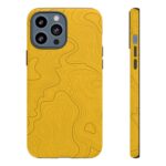 Yellow Topo Phone Case