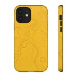 Yellow Topo Phone Case