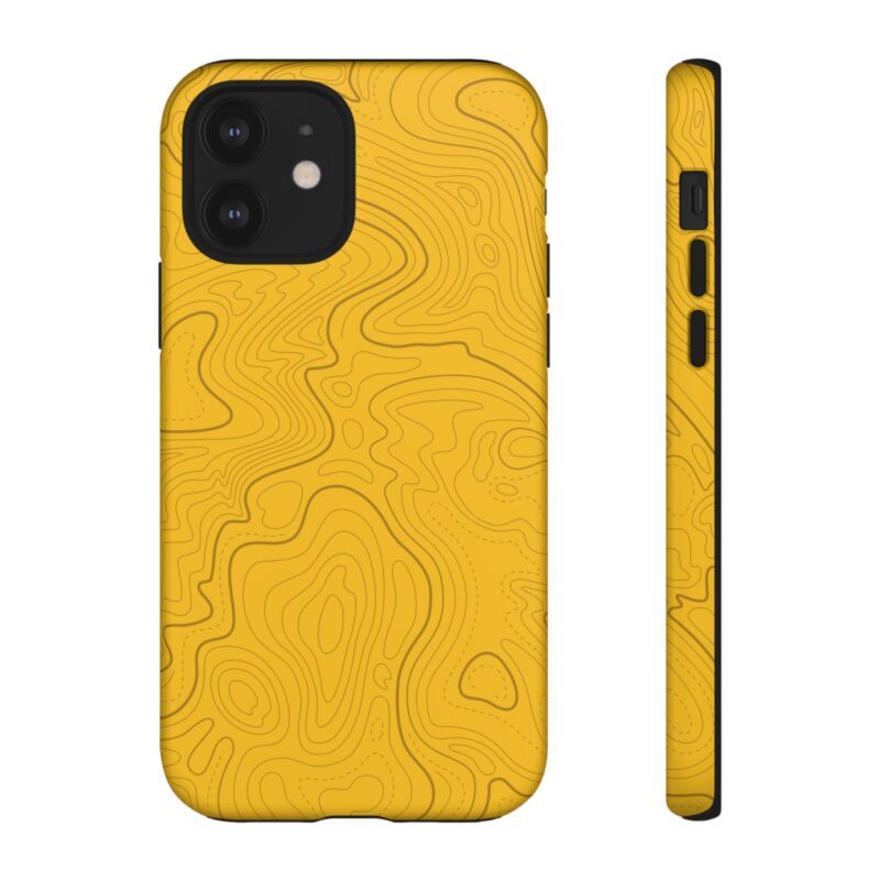 Yellow Topo Phone Case