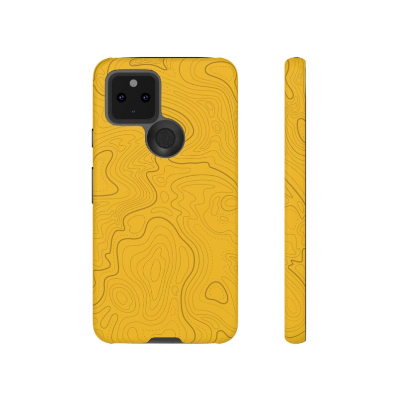 Yellow Topo Phone Case