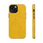 Yellow Topo Phone Case