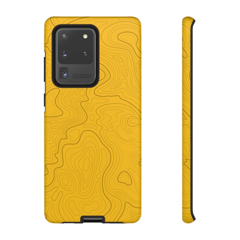 Yellow Topo Phone Case