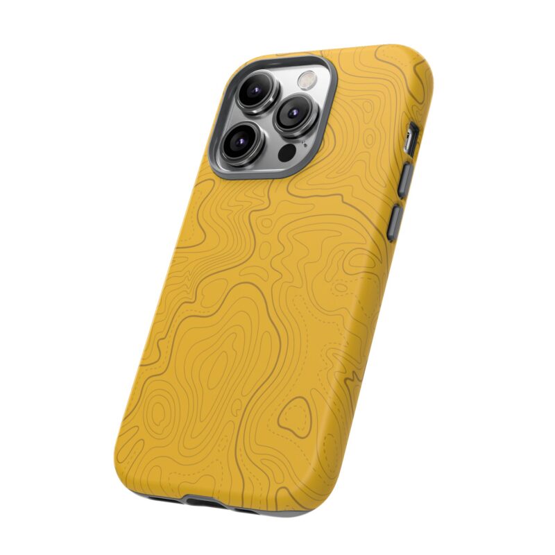 Yellow Topo Phone Case