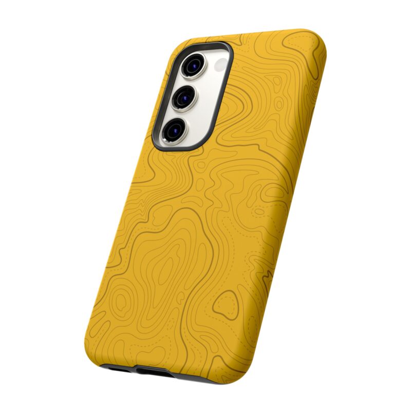 Yellow Topo Phone Case
