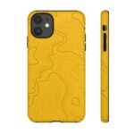 Yellow Topo Phone Case