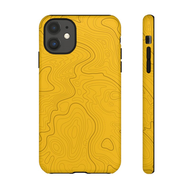 Yellow Topo Phone Case