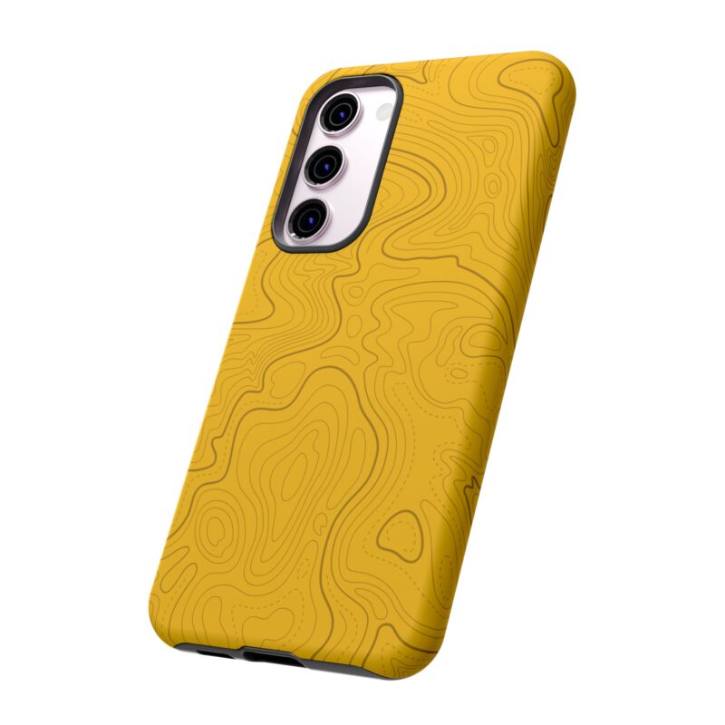 Yellow Topo Phone Case