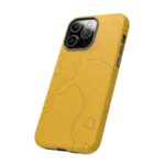 Yellow Topo Phone Case