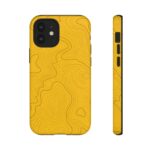 Yellow Topo Phone Case