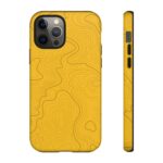 Yellow Topo Phone Case