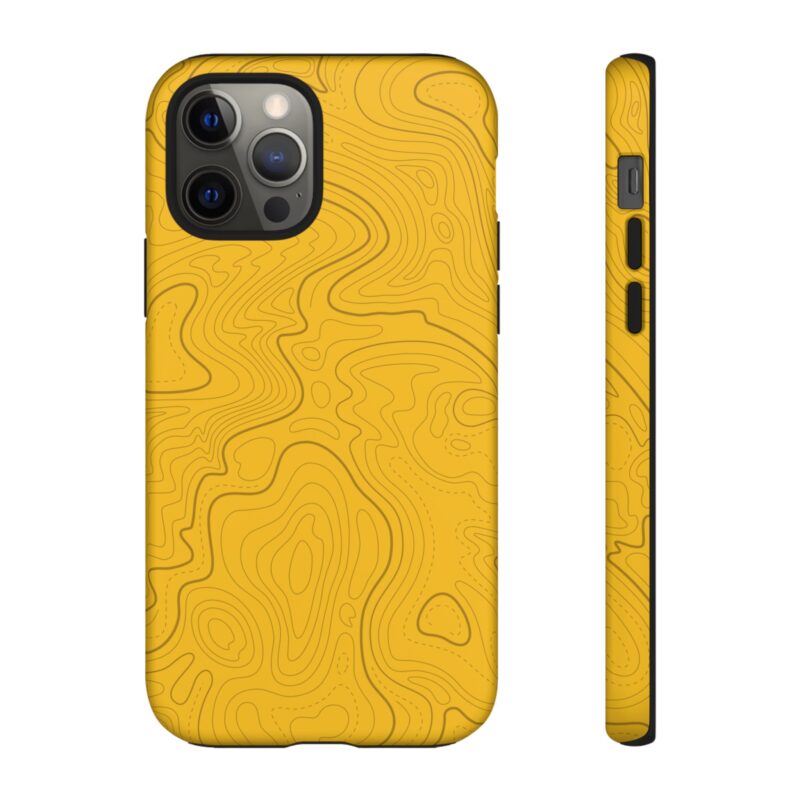 Yellow Topo Phone Case