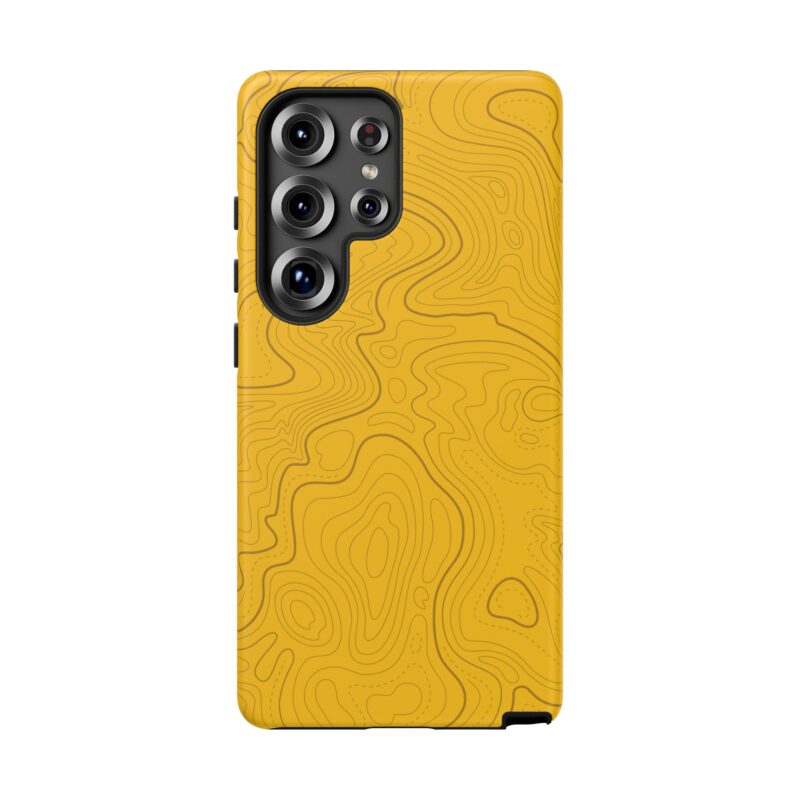 Yellow Topo Phone Case