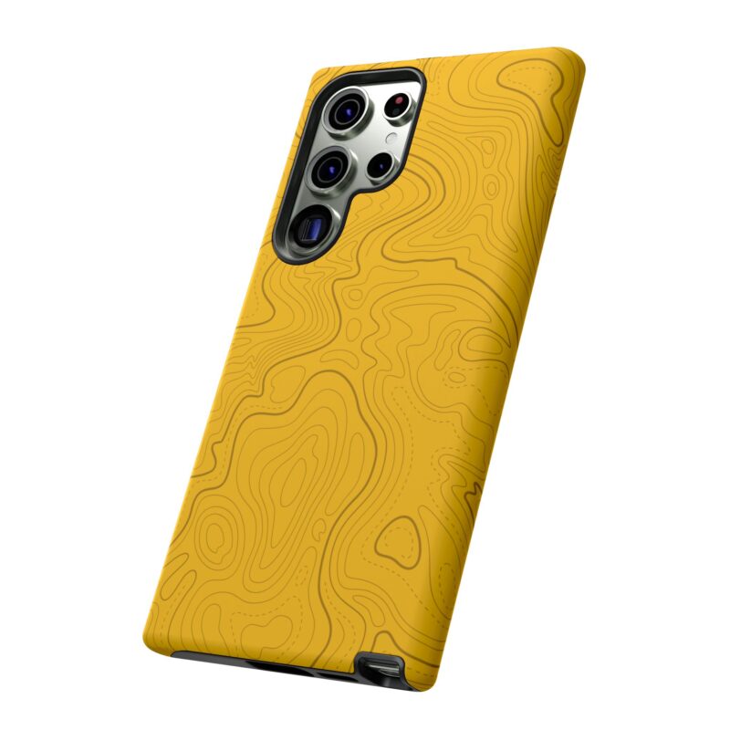 Yellow Topo Phone Case