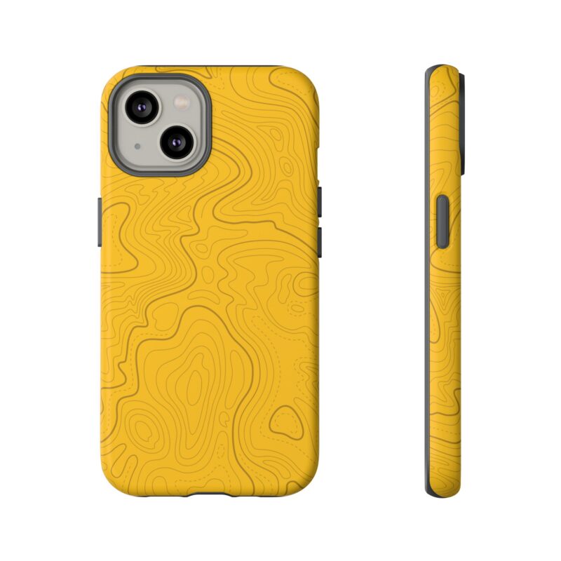 Yellow Topo Phone Case