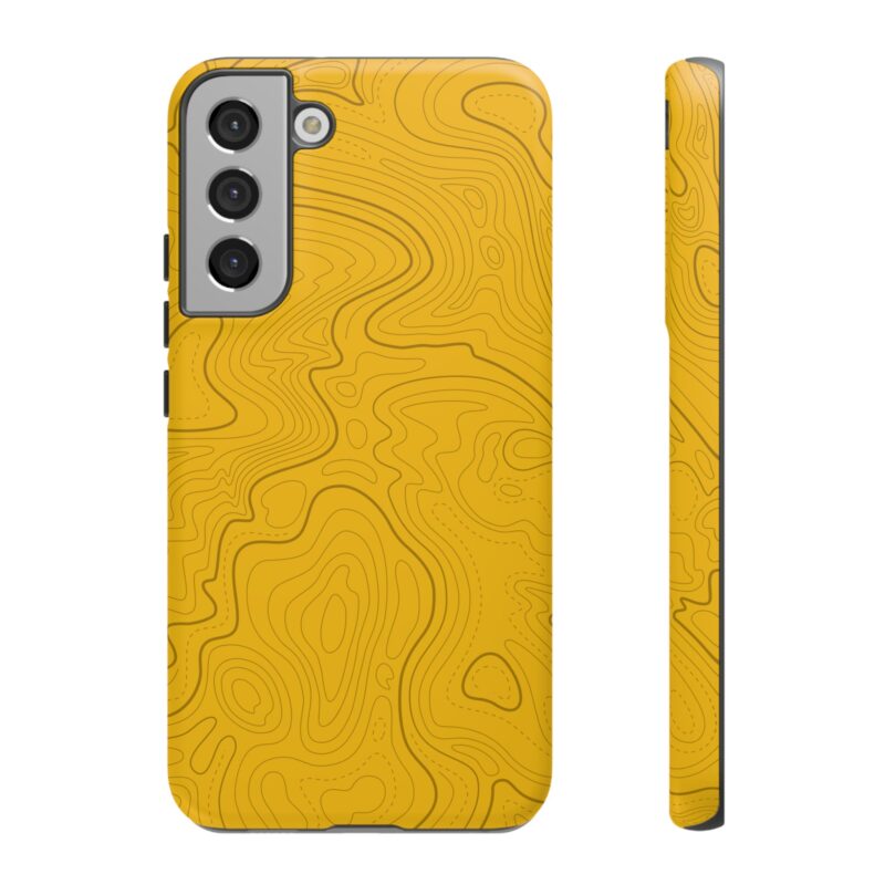 Yellow Topo Phone Case