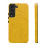 Yellow Topo Phone Case