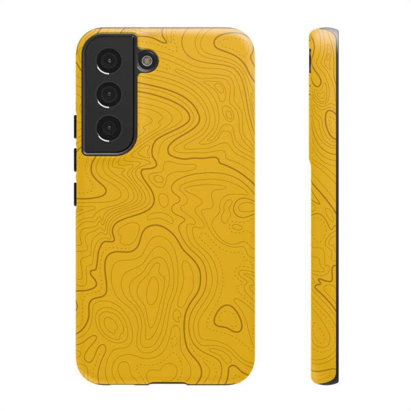 Yellow Topo Phone Case