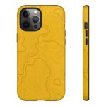 Yellow Topo Phone Case