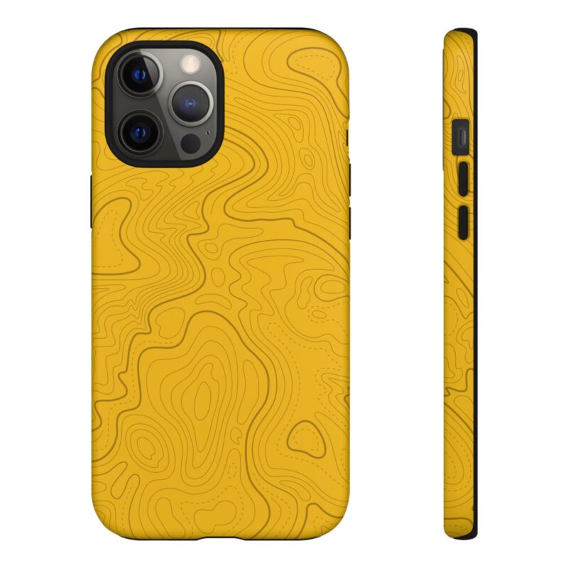 Yellow Topo Phone Case